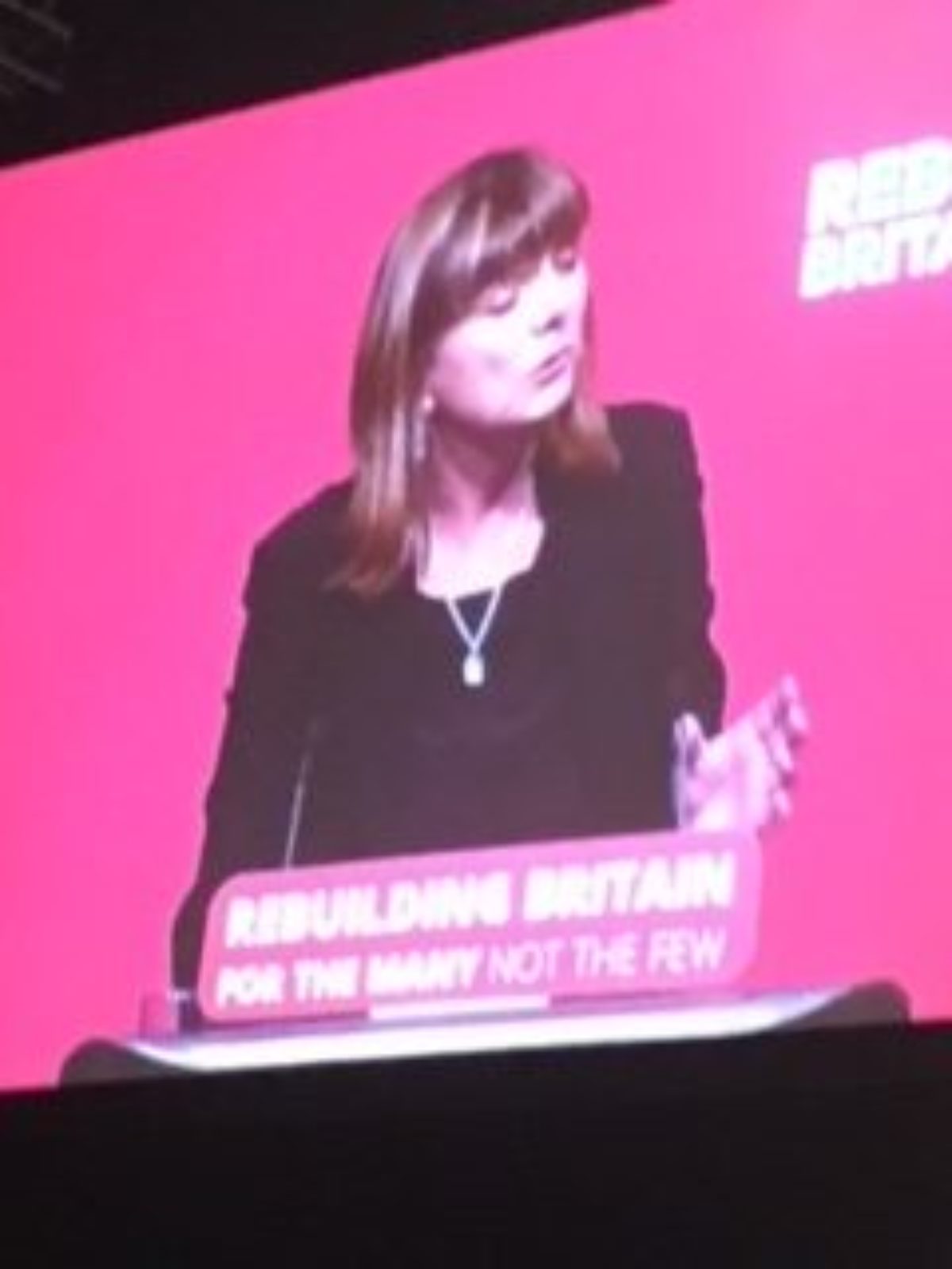Sally Hunt speaking on behalf of the TUC at Labour party conference on the 150th  year of the TUC.