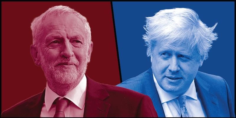 Jeremy Corbyn and Boris Johnson