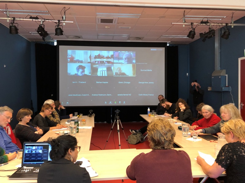 A panel discussion on the Green New Deal at our 2019 meeting in Amsterdam