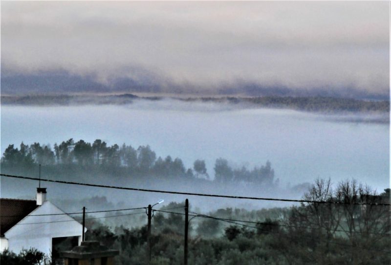 Low Cloud over Castelo Branco, Portugal